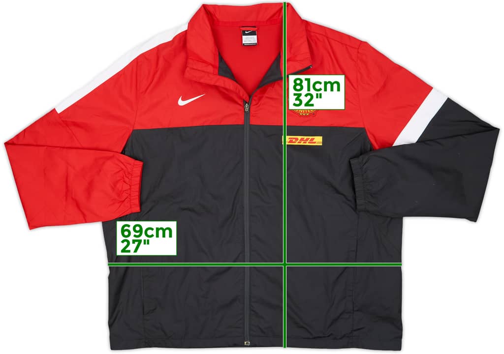 2012-13 Manchester United Nike Track Jacket - 8/10 - (XXL)