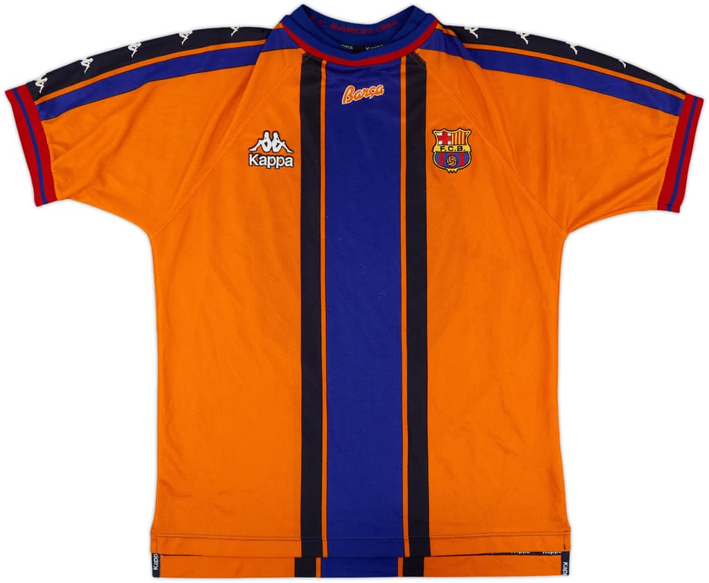 1997-98 Barcelona Away Shirt - 9/10 - (L)
