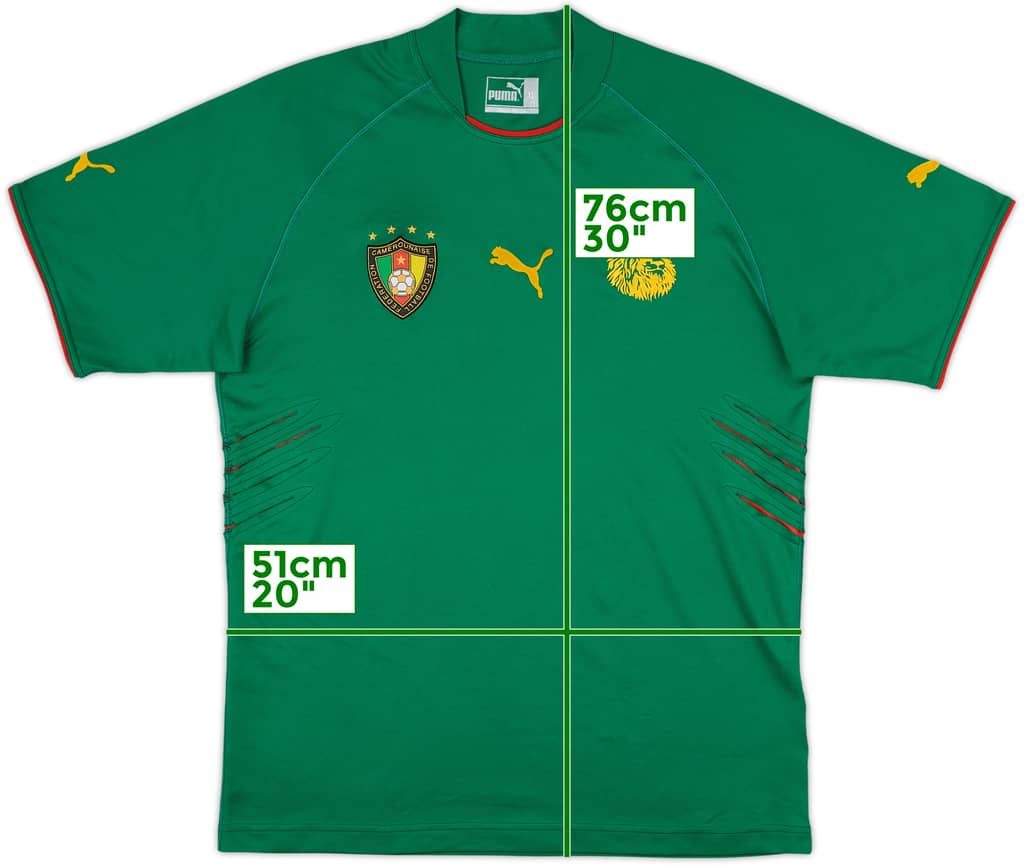 2004-06 Cameroon Home Shirt - 9/10 - (XL)