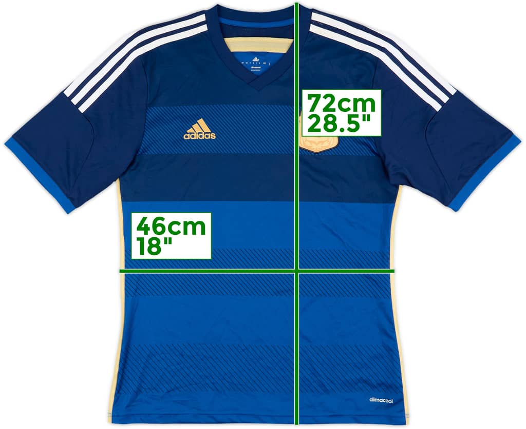 2013-15 Argentina Away Shirt - 8/10 - (L)