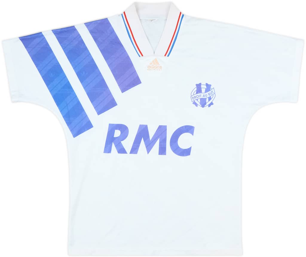 1992-93 Olympique Marseille 'Coupe de France' Home Shirt - 5/10 - (M)