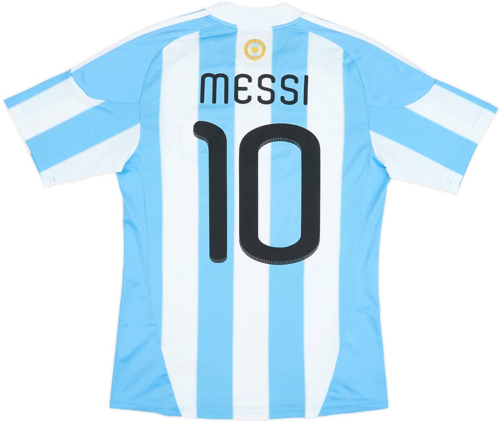 2010-11 Argentina Home Shirt Messi #10