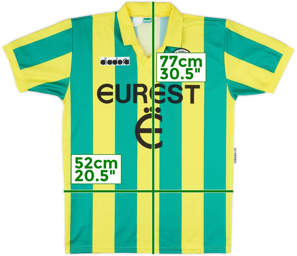 1993-94 Nantes Home Shirt - 8/10 - (M)