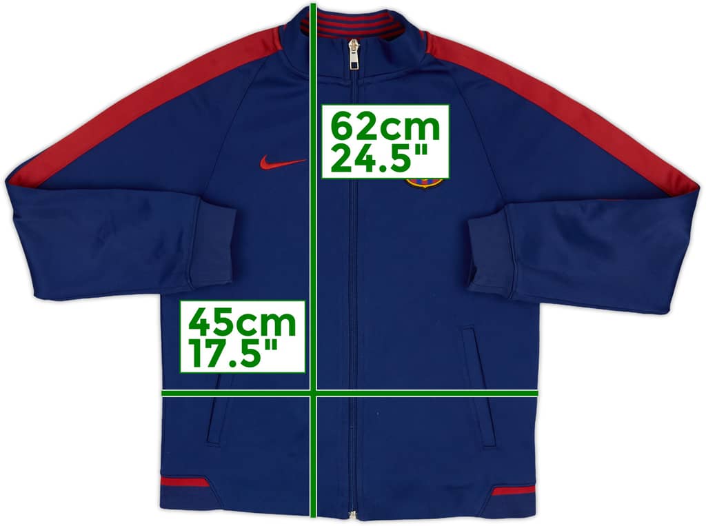 2015-16 Barcelona Nike Track Jacket - 8/10 - (L.Boys)