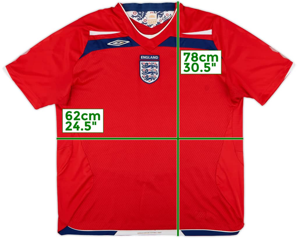 2008-10 England Away Shirt - 4/10 - (XXL)