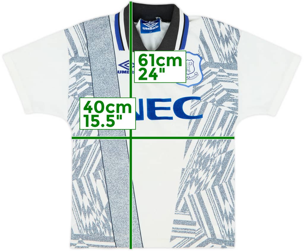 1994-95 Everton Away Shirt - 8/10 - (L.Boys)
