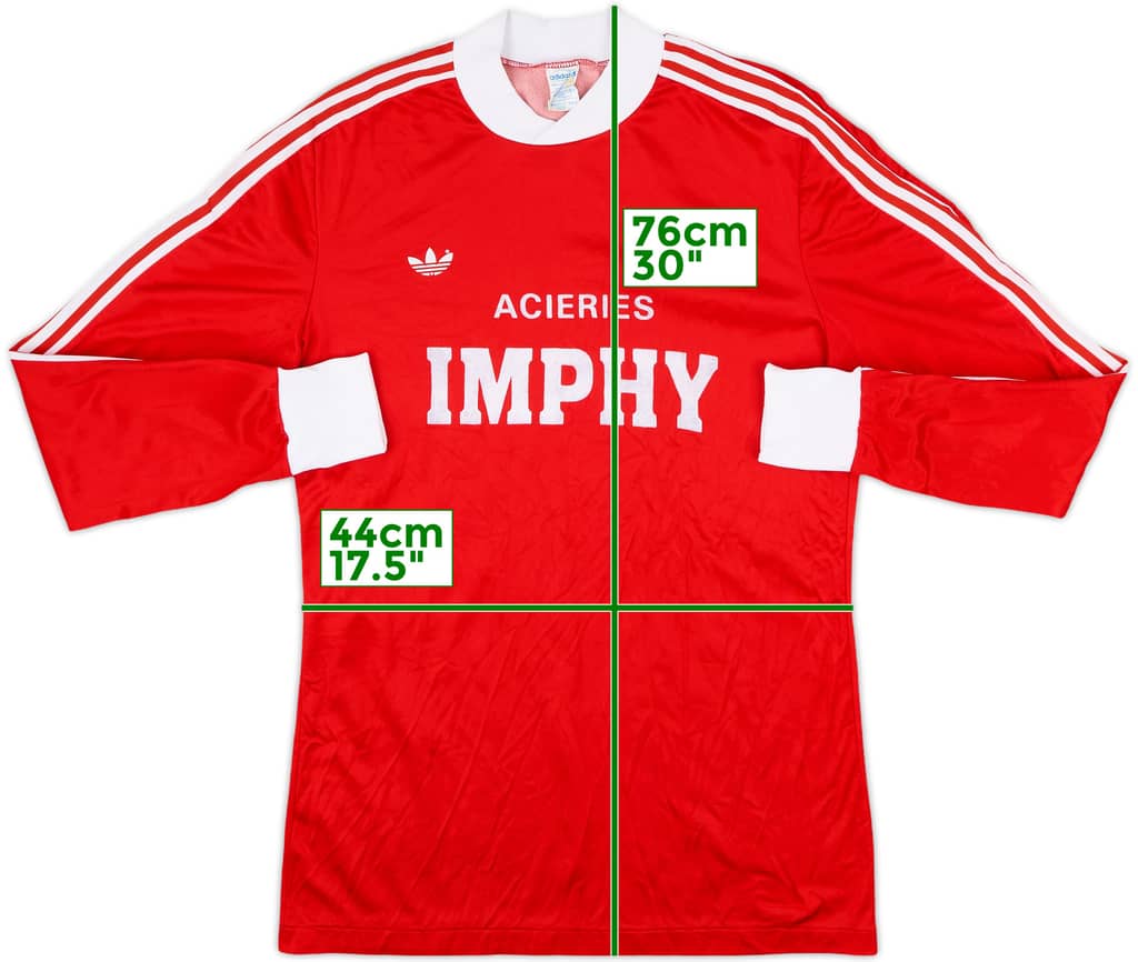 1980s adidas Template L/S Shirt - 9/10 - (S)