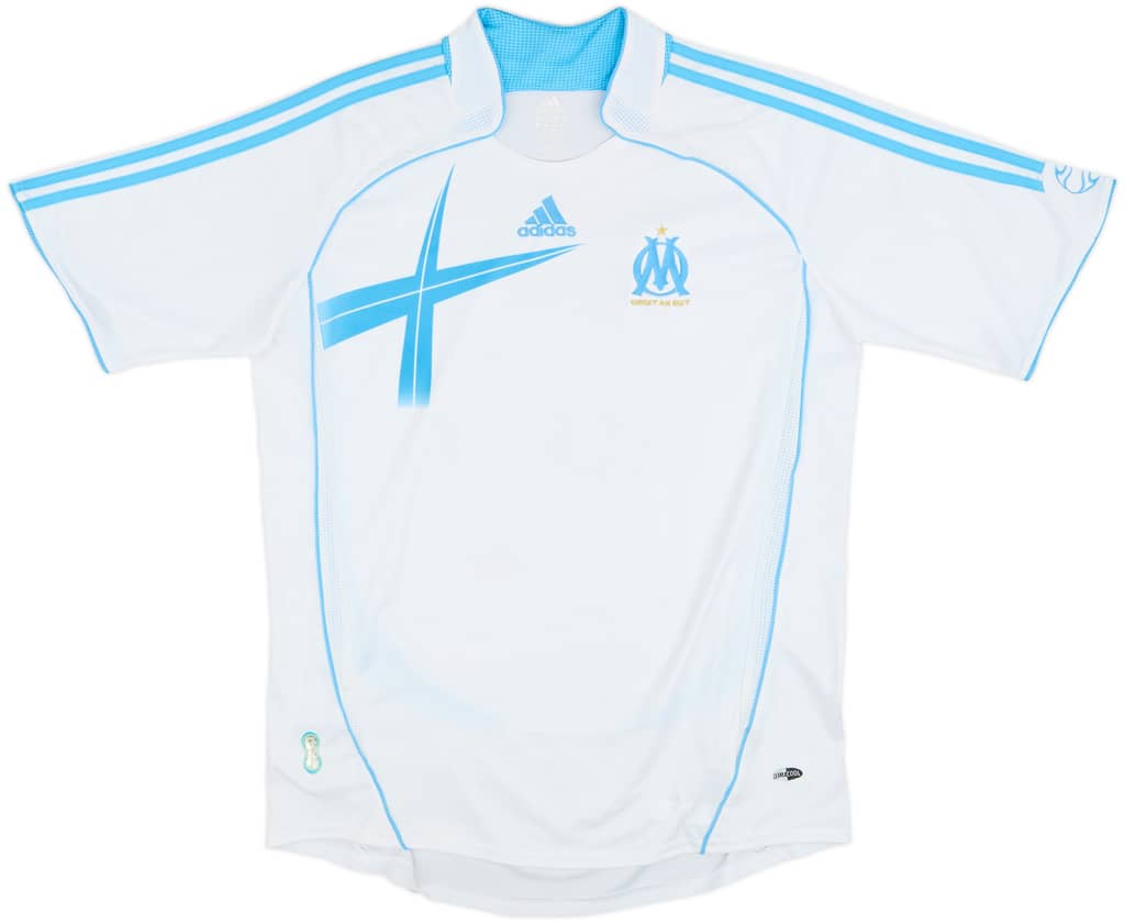 2006-07 Olympique Marseille Home Shirt - 4/10 - (XL)