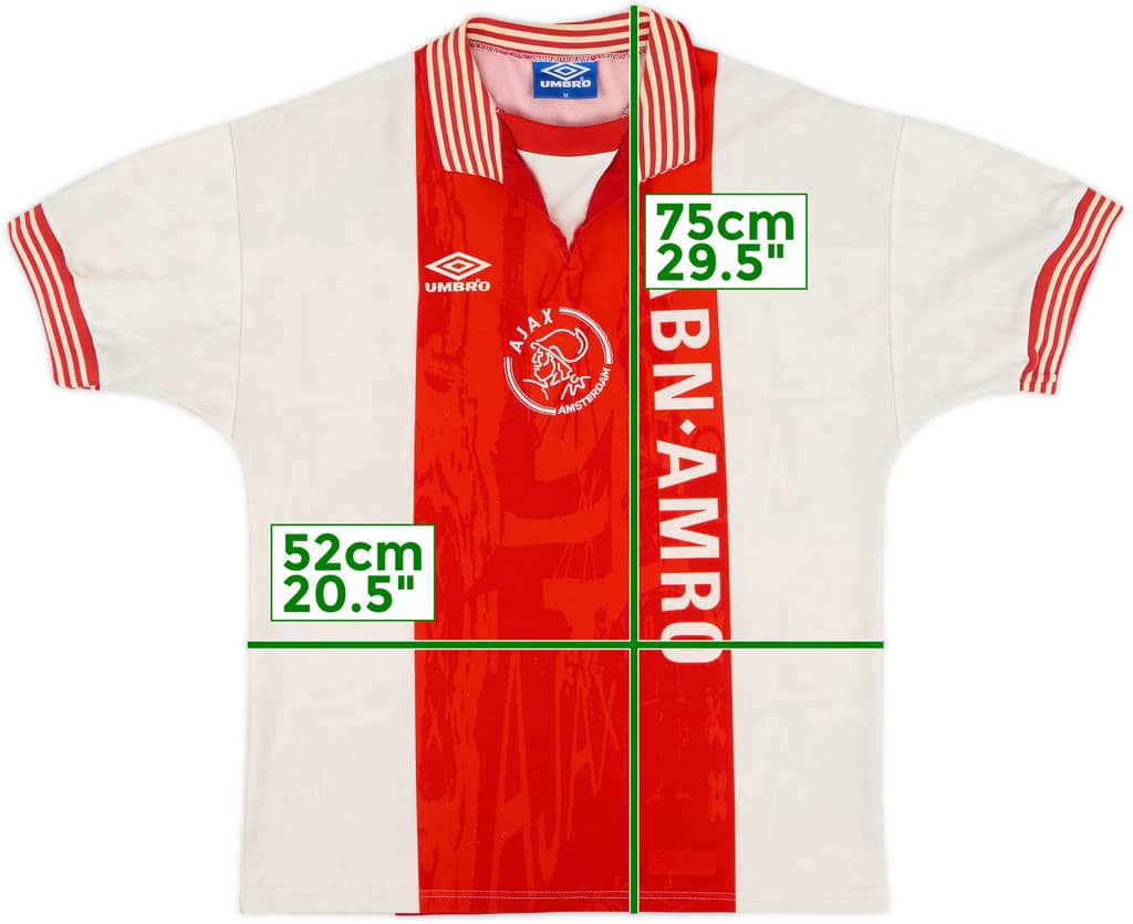 1996-97 Ajax Home Shirt - 5/10 - (M)