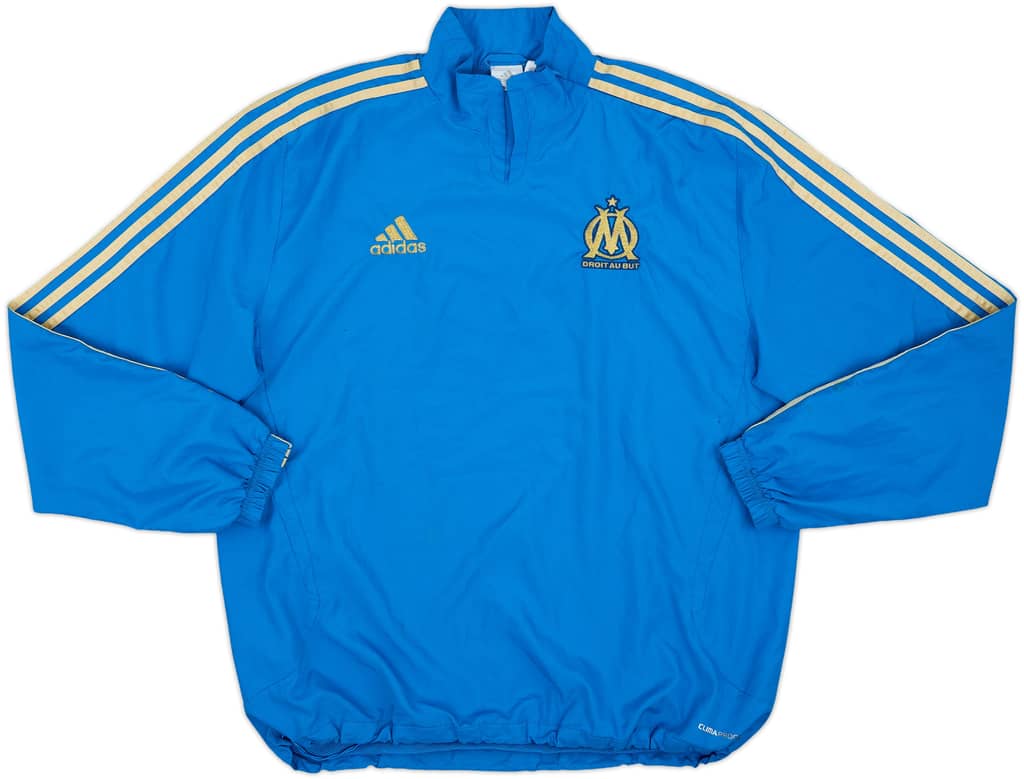2011-12 Olympique Marseille adidas Drill Top - 8/10 - (M)
