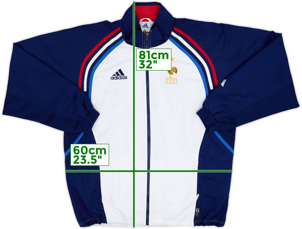 2000-02 France adidas Track Jacket - 6/10 - (M)