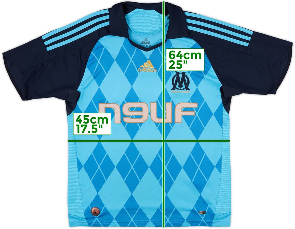 2008-09 Olympique Marseille Away Shirt - 6/10 - (L.Boys)