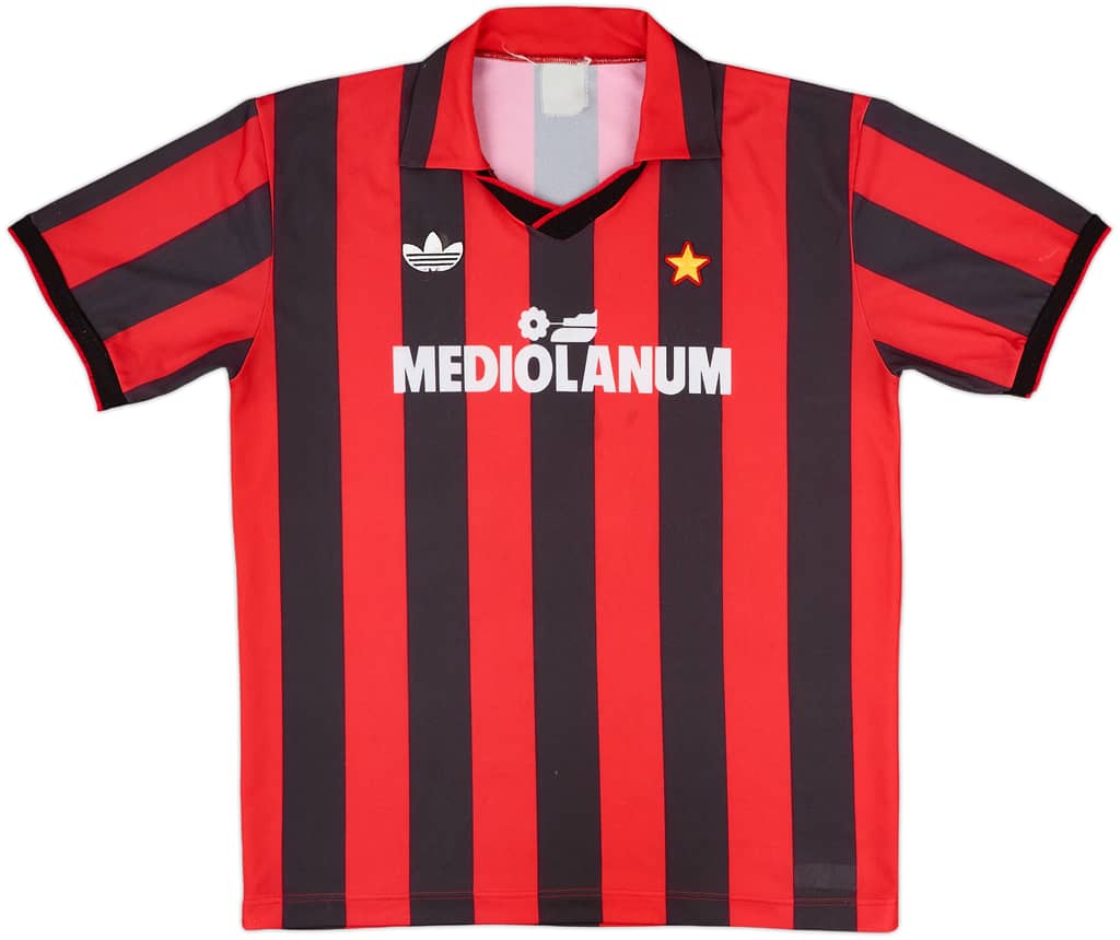 1990-91 AC Milan Home Shirt - 5/10 - (L)
