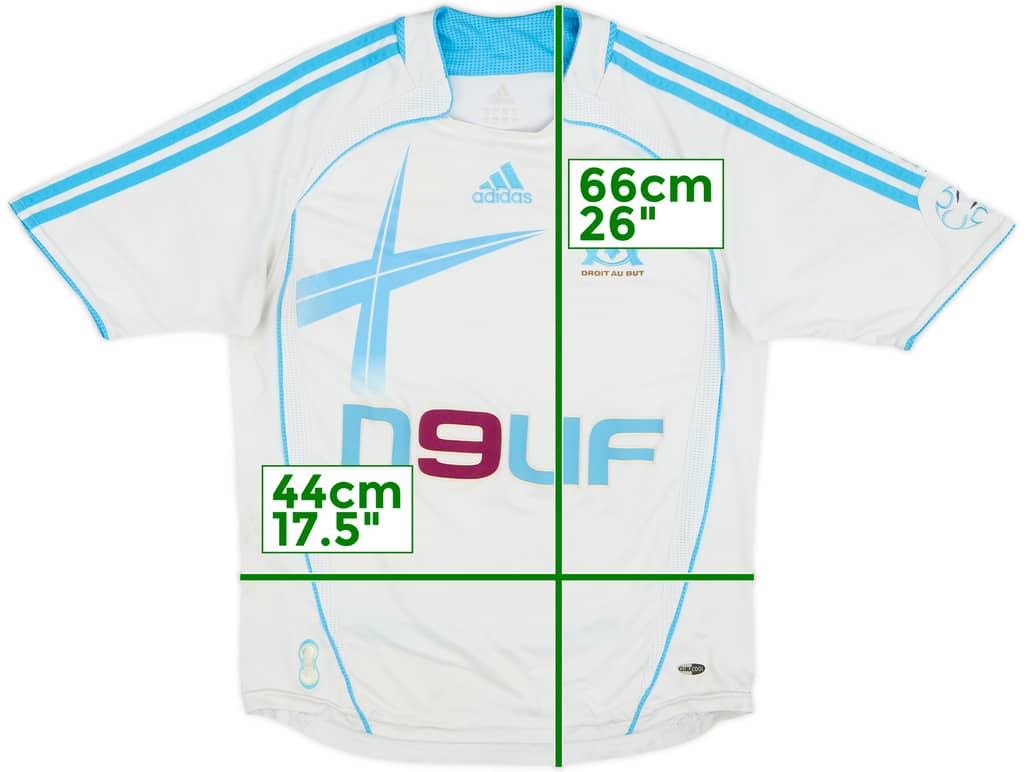 2006-07 Olympique Marseille Home Shirt - 5/10 - (S)