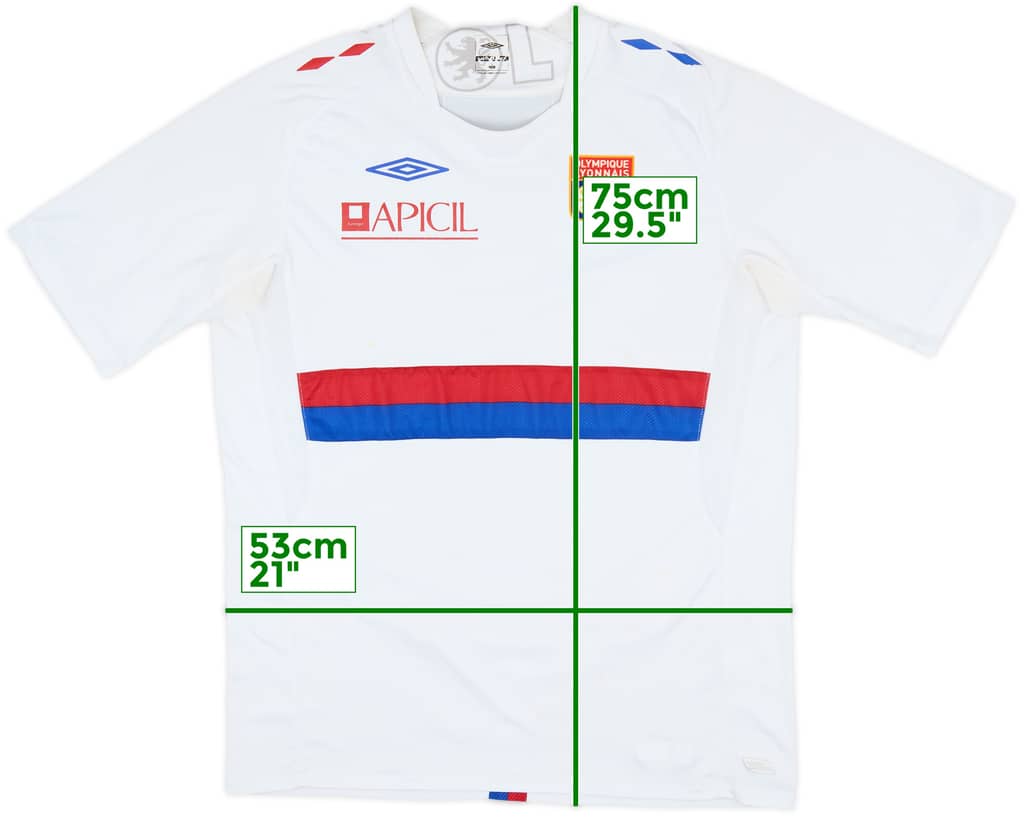 2009-10 Lyon Home Shirt - 6/10 - (L)