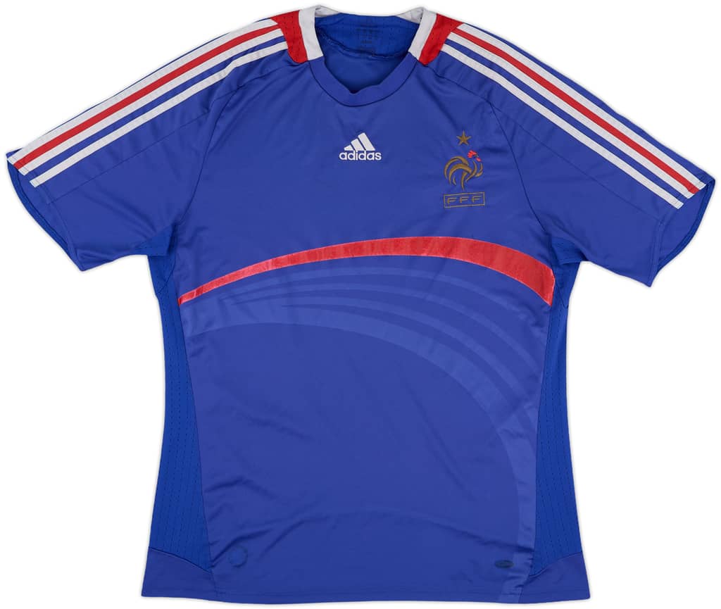2007-08 France Home Shirt - 4/10 - (L)