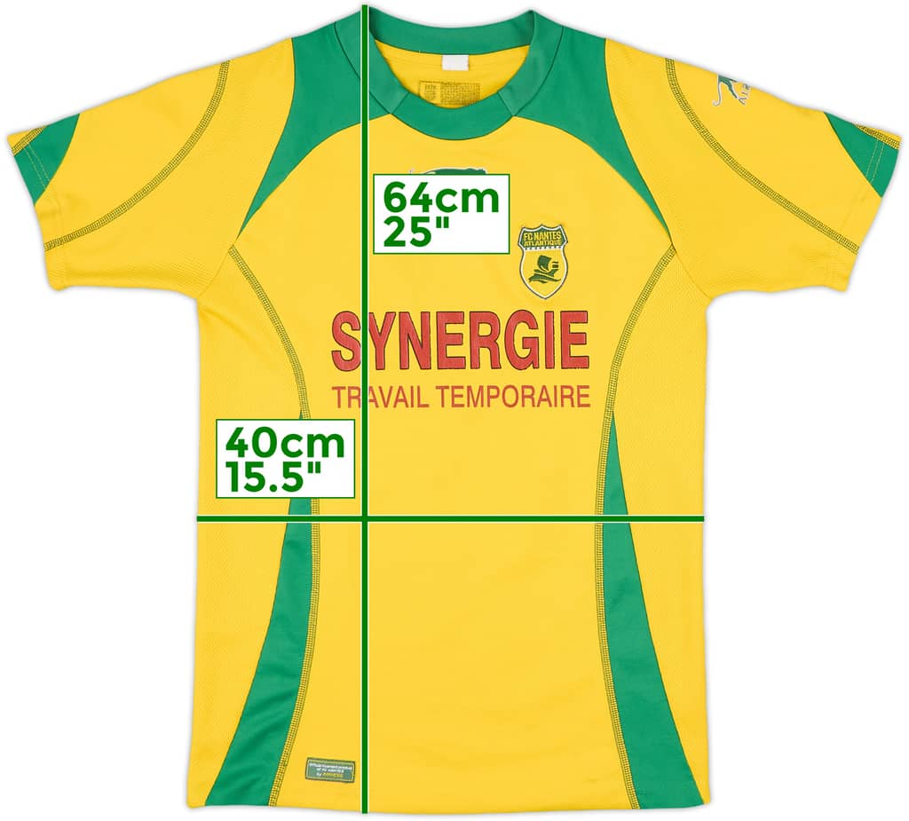 2005-06 Nantes Home Shirt - 4/10 - (XS)