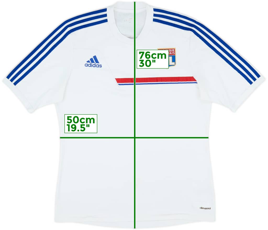 2013-14 Lyon adidas Training Shirt - 6/10 - (L/XL)