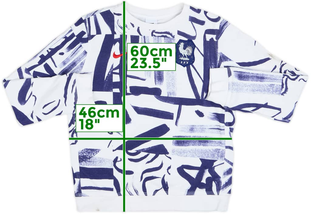 2023 France Women Nike Sweat Top - 5/10 - (L.Boys)