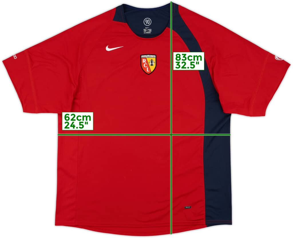 2005-06 Lens Nike Training Shirt - 9/10 - (XL)