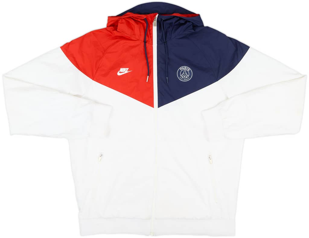 2019-20 Paris Saint-Germain Nike Hooded Track Jacket - 7/10 - (M)