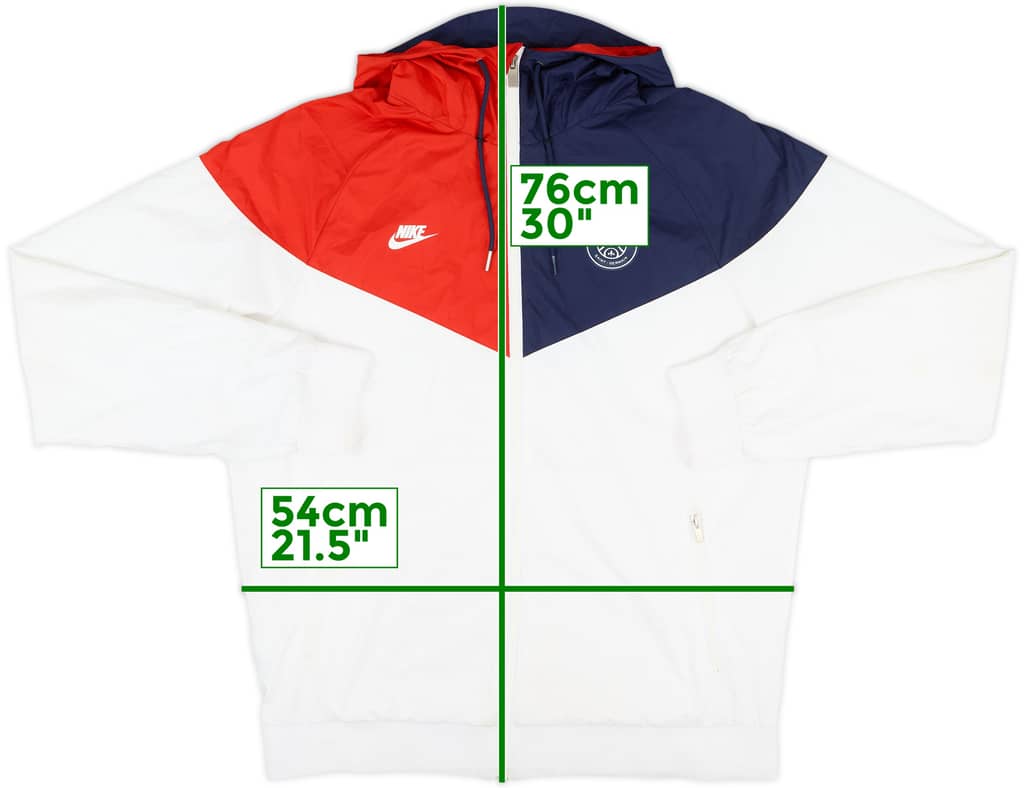 2019-20 Paris Saint-Germain Nike Hooded Track Jacket - 7/10 - (M)