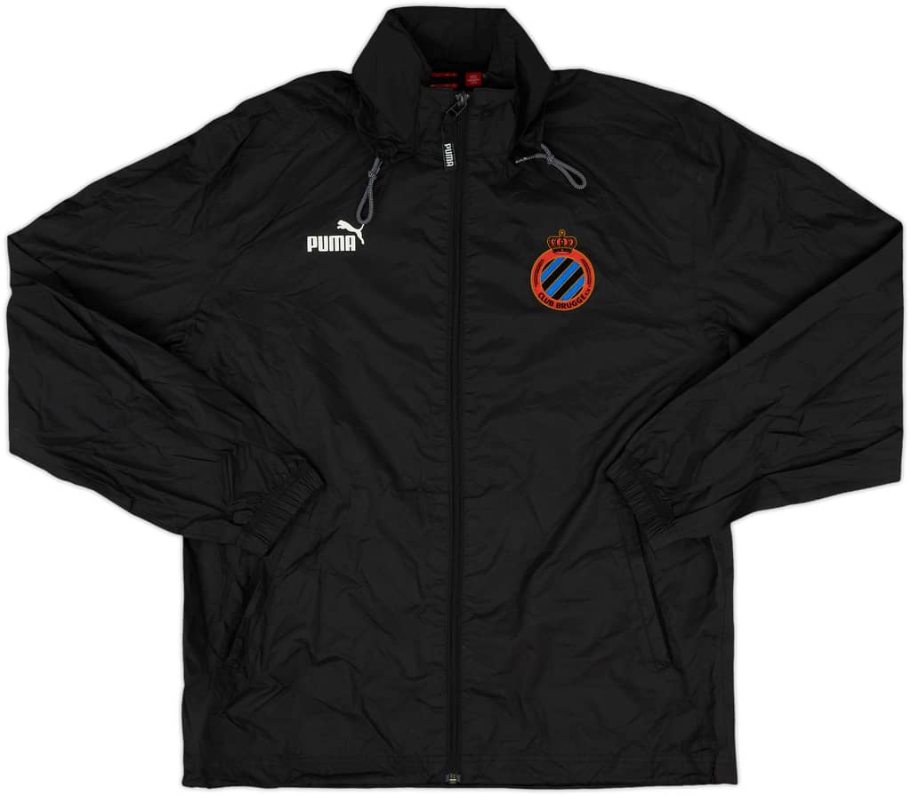 2012-13 Club Brugge Puma Hooded Rain Jacket - 8/10 - (S)