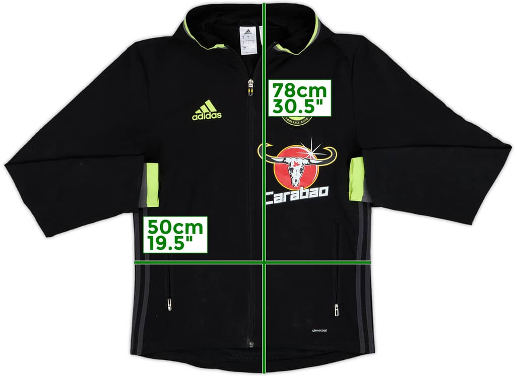 2016-17 Chelsea adidas Hooded Track Jacket - 6/10 - (S)