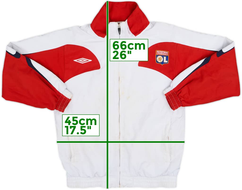 2006-07 Lyon Umbro Track Jacket - 4/10 - (M.Boys)