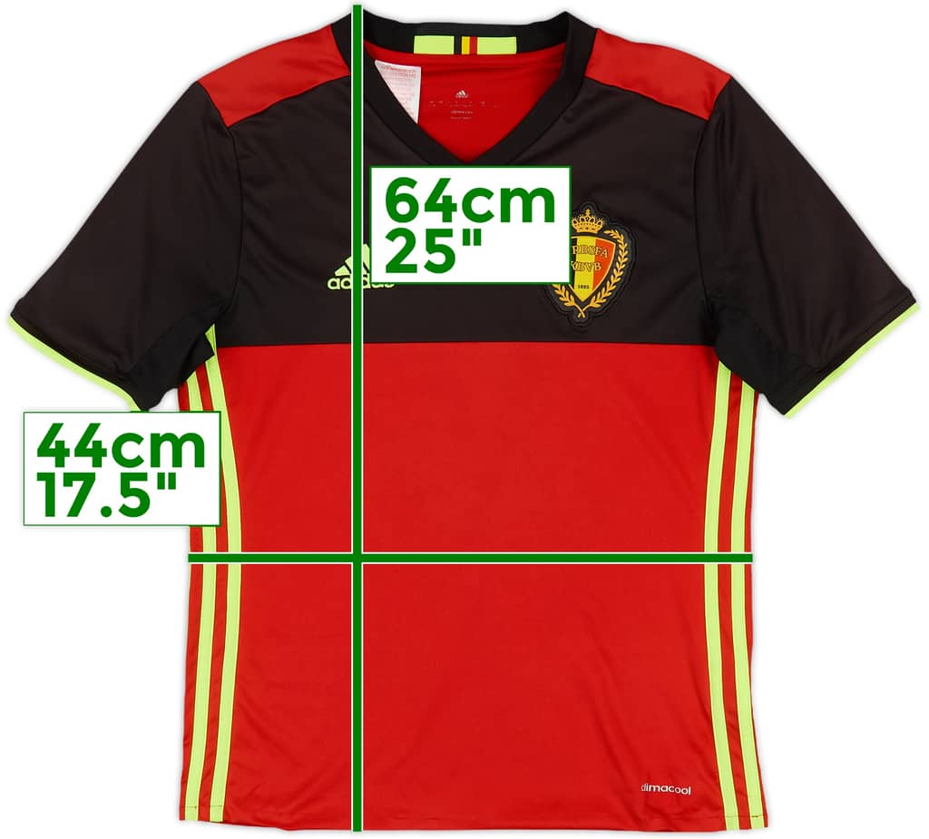 2016-17 Belgium Home Shirt - 7/10 - (L.Boys)