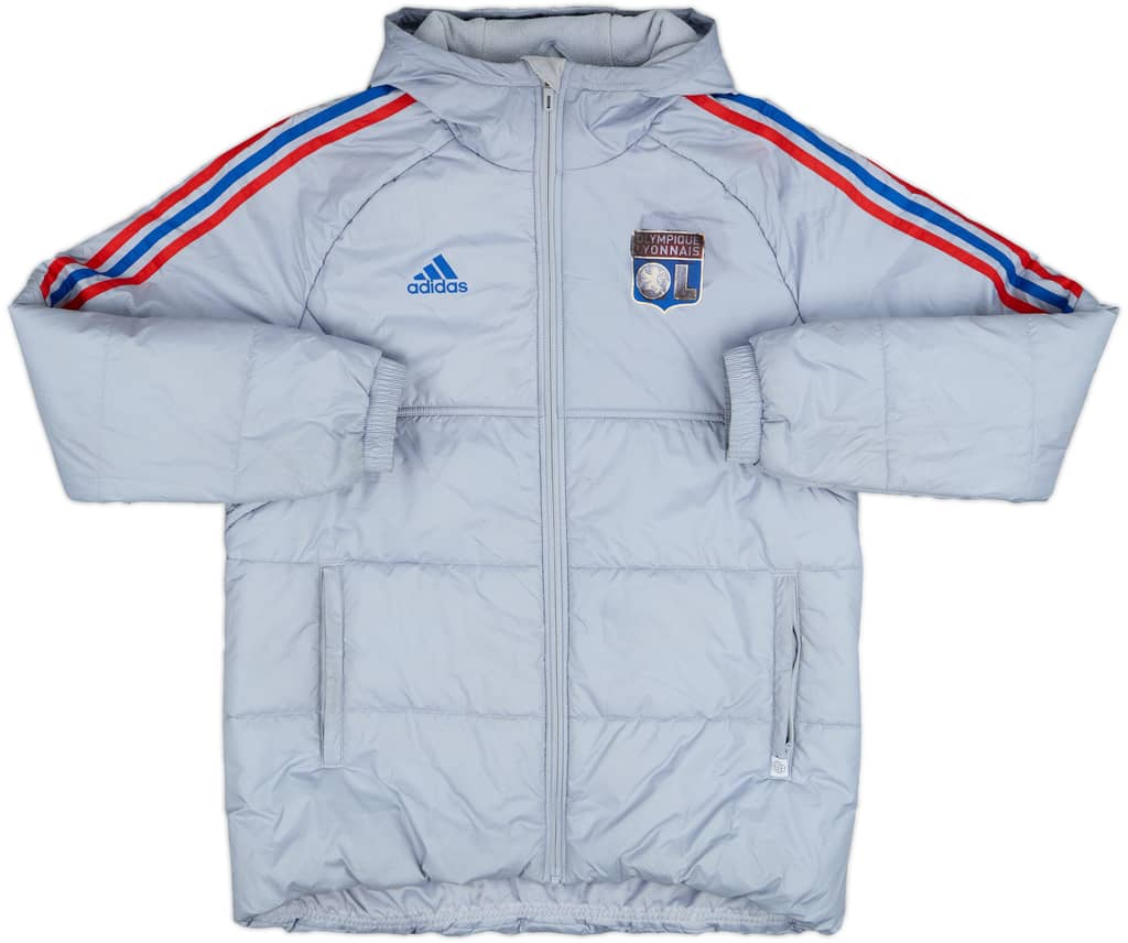 2021-22 Lyon adidas Padded Bench Coat - 4/10 - (L)