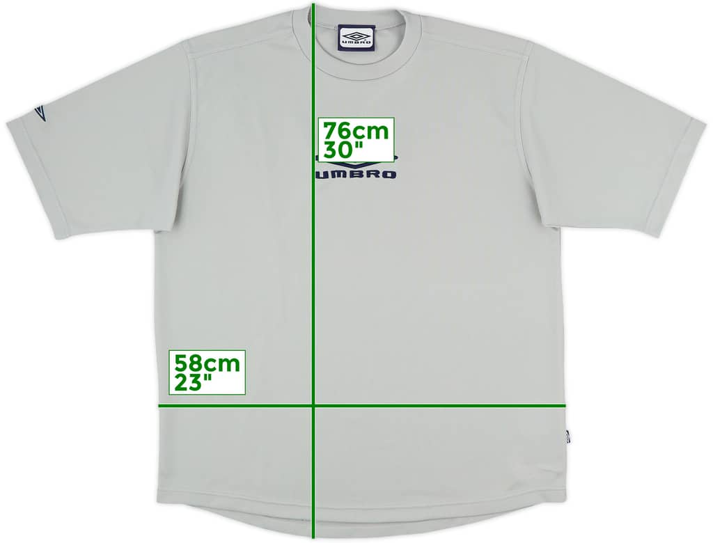 1990s Umbro Template Shirt - 9/10 - (XL)