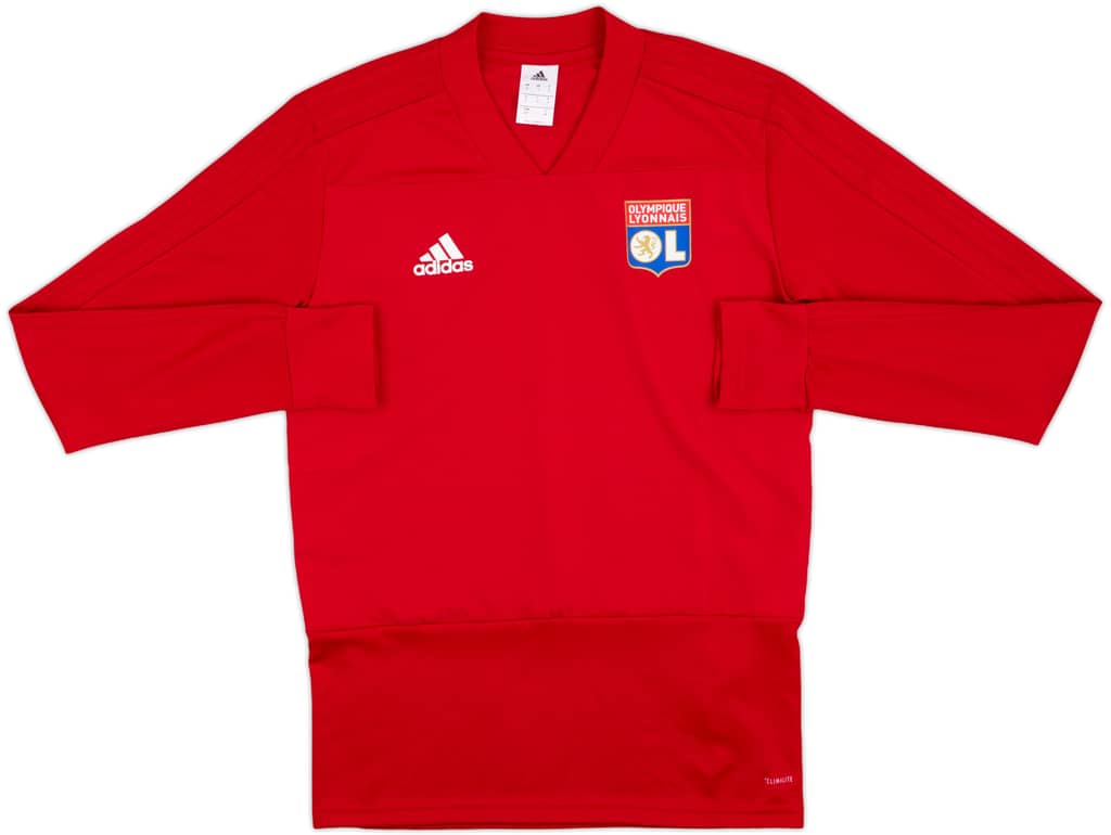 2018-19 Lyon adidas Drill Top - 8/10 - (S)