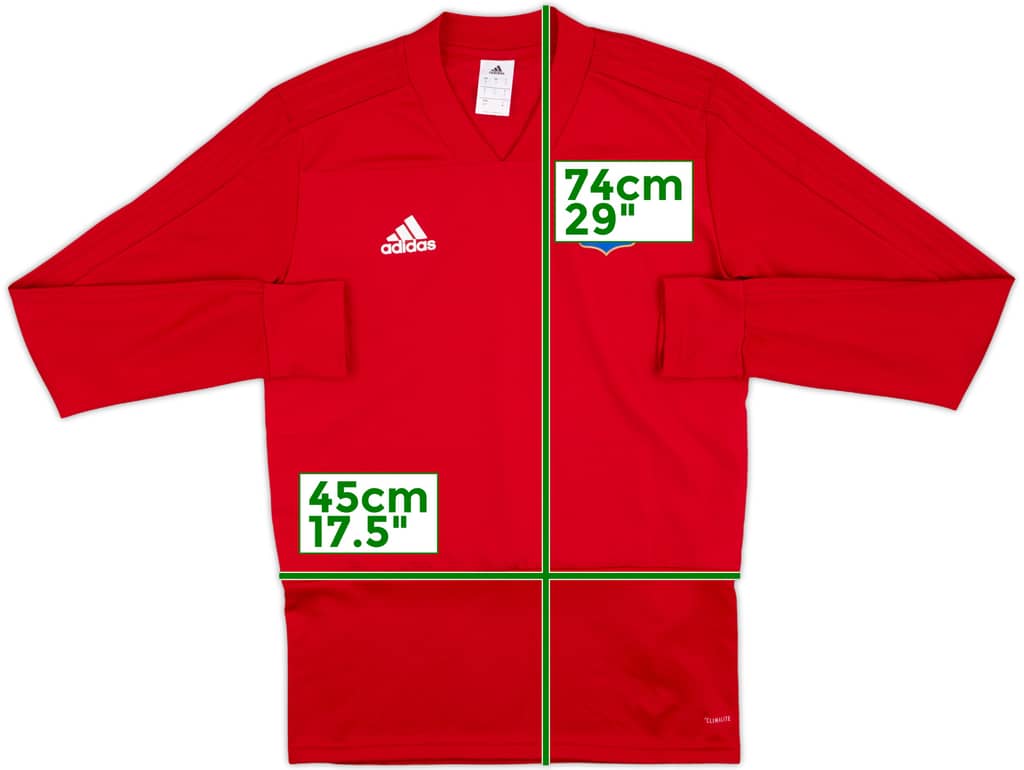 2018-19 Lyon adidas Drill Top - 8/10 - (S)