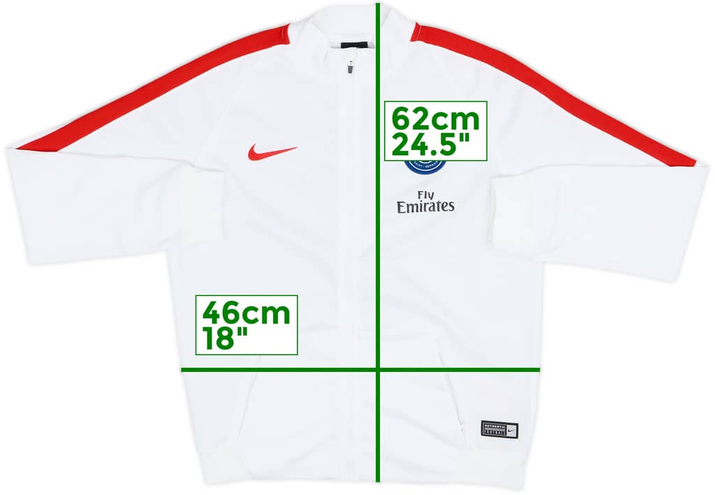 2016-17 Paris Saint-Germain Nike Track Jacket - 9/10 - (L.Boys)