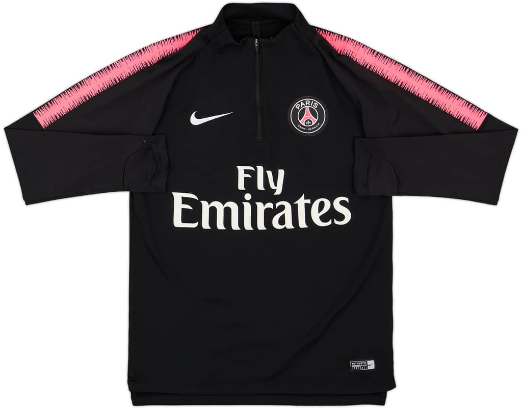 2018-19 Paris Saint-Germain Nike 1/4 Zip Drill Top - 8/10 - (S)