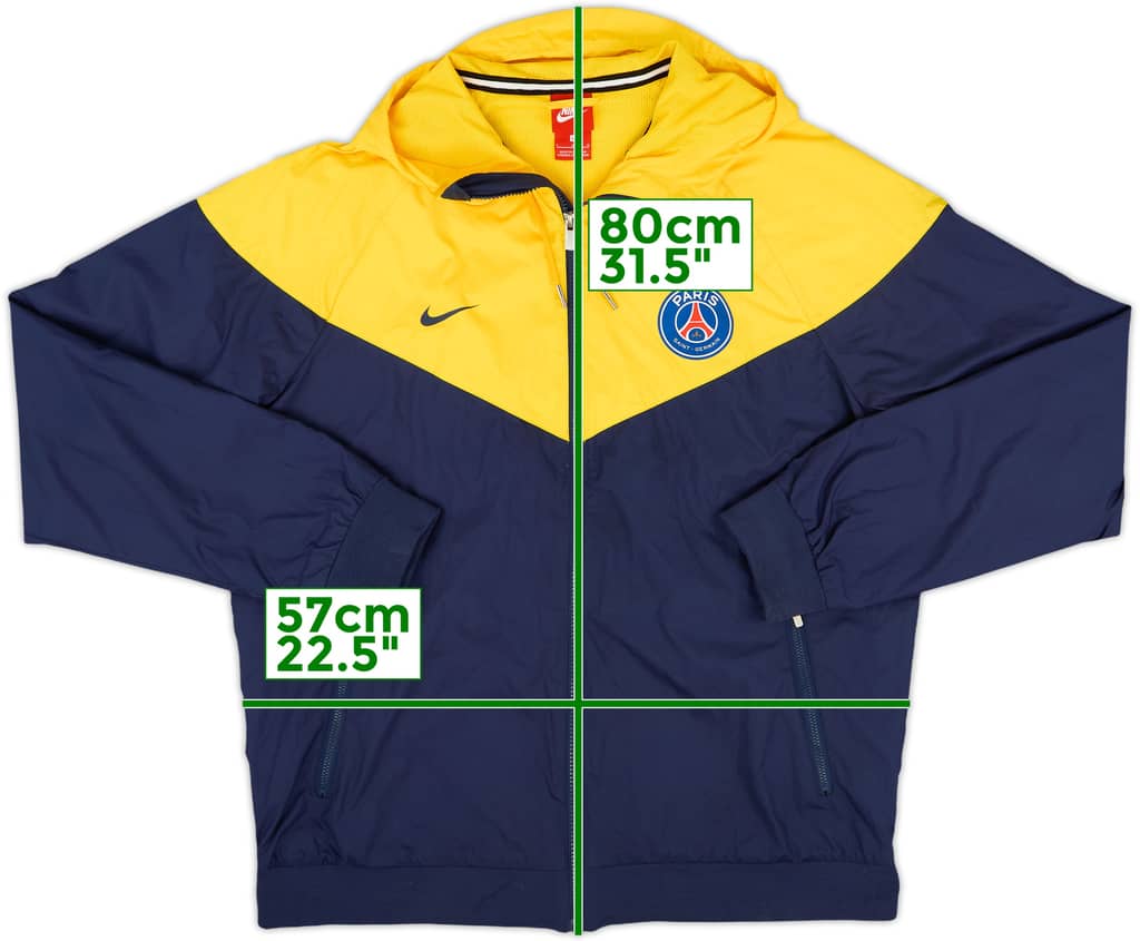2017-18 Paris Saint-Germain Nike Hooded Track Jacket - 10/10 - (L)