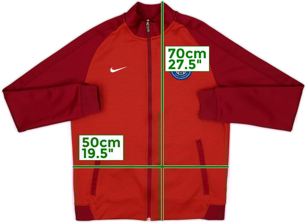 2016-17 Paris Saint-Germain Nike Track Jacket - 10/10 - (M)