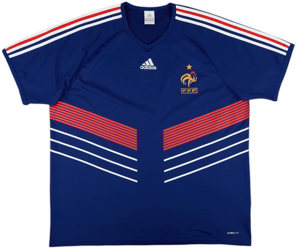 2009-10 France Basic Home Shirt - 7/10 - (XXL)