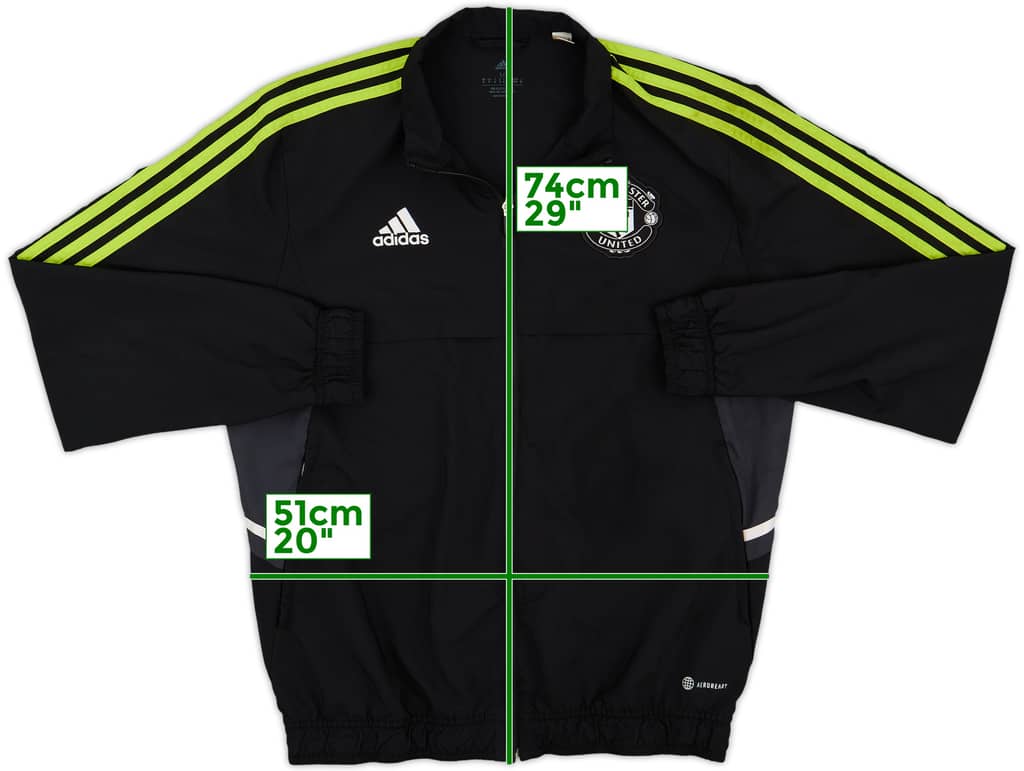 2022-23 Manchester United adidas Track Jacket - 10/10 - (M)