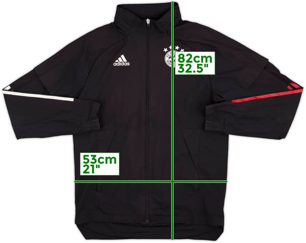 2020-21 Bayern Munich adidas Hooded Rain Jacket - 6/10 - (S)