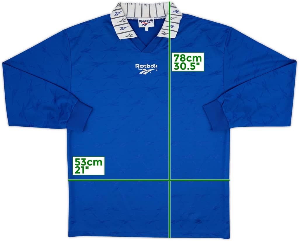 1990s Reebok Template L/S Shirt - 7/10 - (XL)