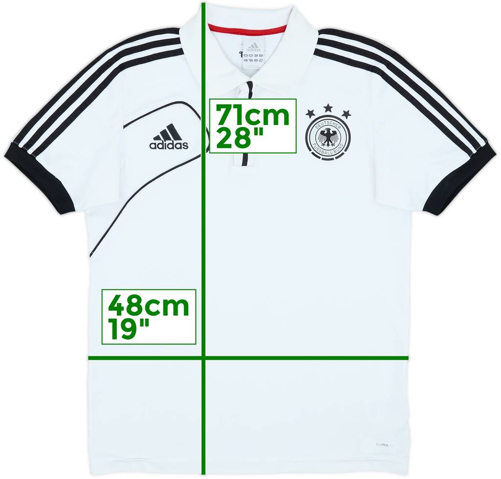 2012-13 Germany adidas Polo Shirt - 8/10 - (S)
