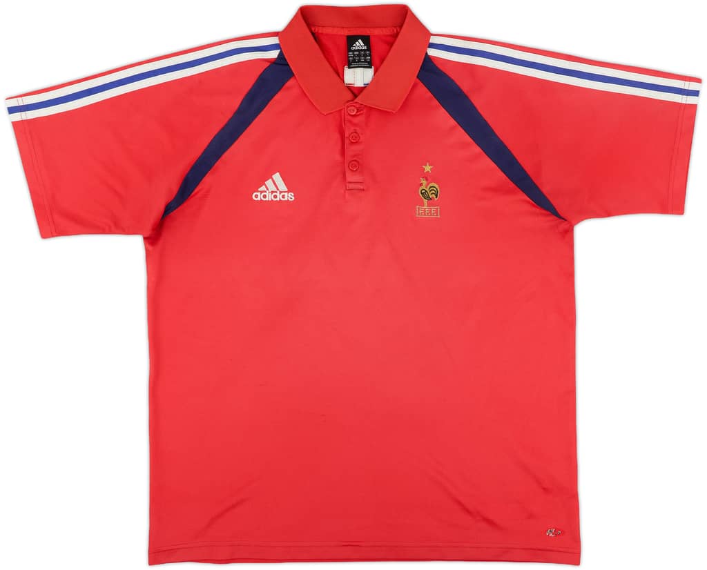 2004-05 France adidas Polo Shirt - 6/10 - (L/XL)