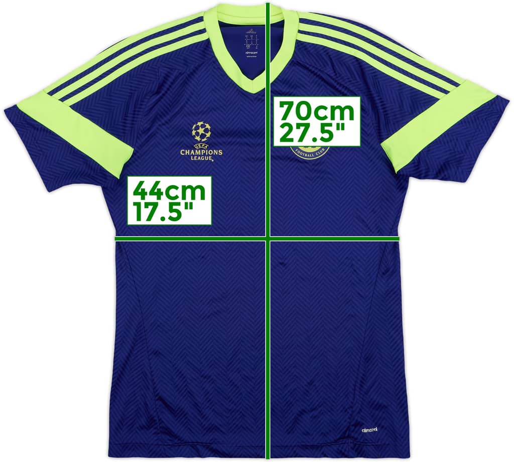 2014-15 Chelsea adidas CL Training Shirt - 8/10 - (S)