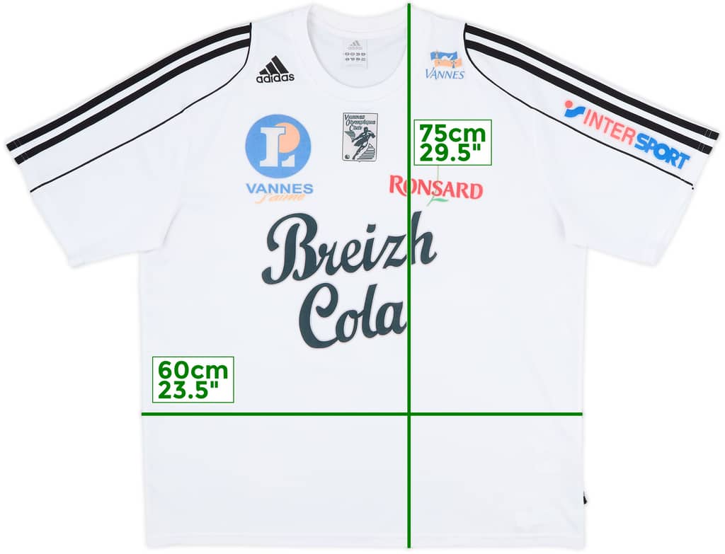 2008-09 Vannes Home Shirt - 8/10 - (XL)