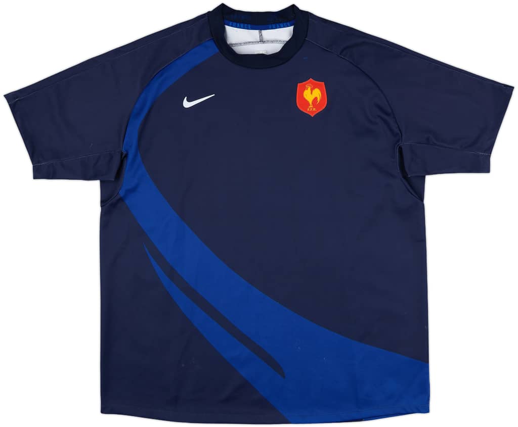 2007-08 France Rugby Home Shirt - 8/10 - (XXL)