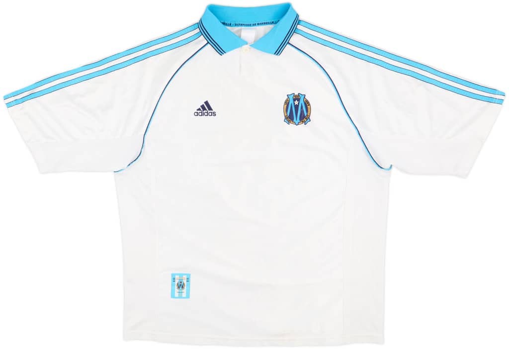 1998-99 Olympique Marseille Home Shirt - 4/10 - (XL)