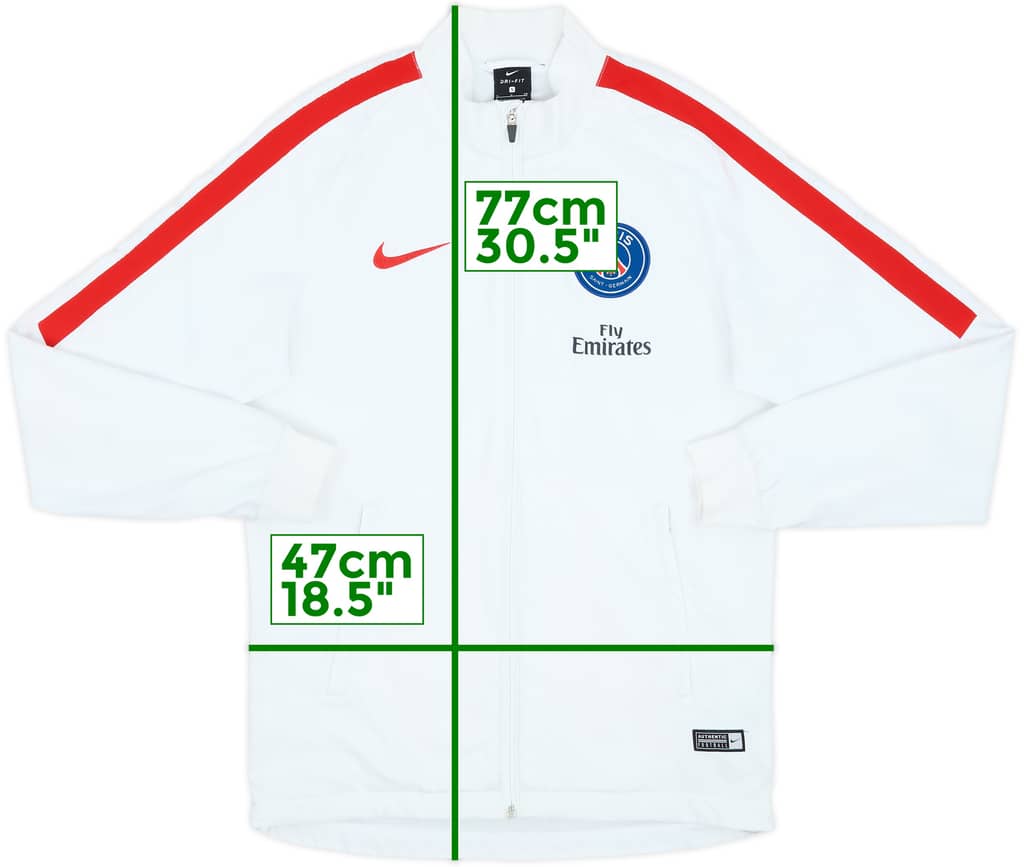 2016-17 Paris Saint-Germain Nike Track Jacket - 8/10 - (S)
