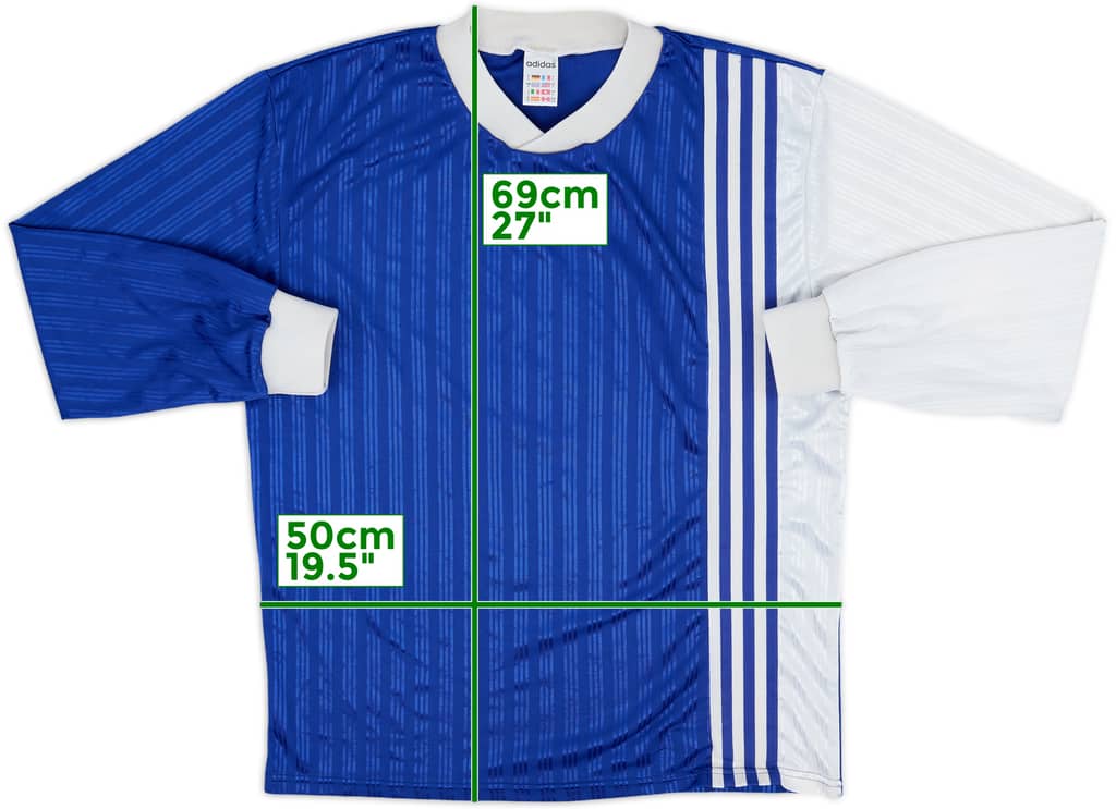 1990s adidas Template L/S Shirt - 7/10 - (L)